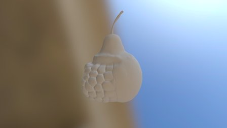 Apple Corn Pear 3D Model