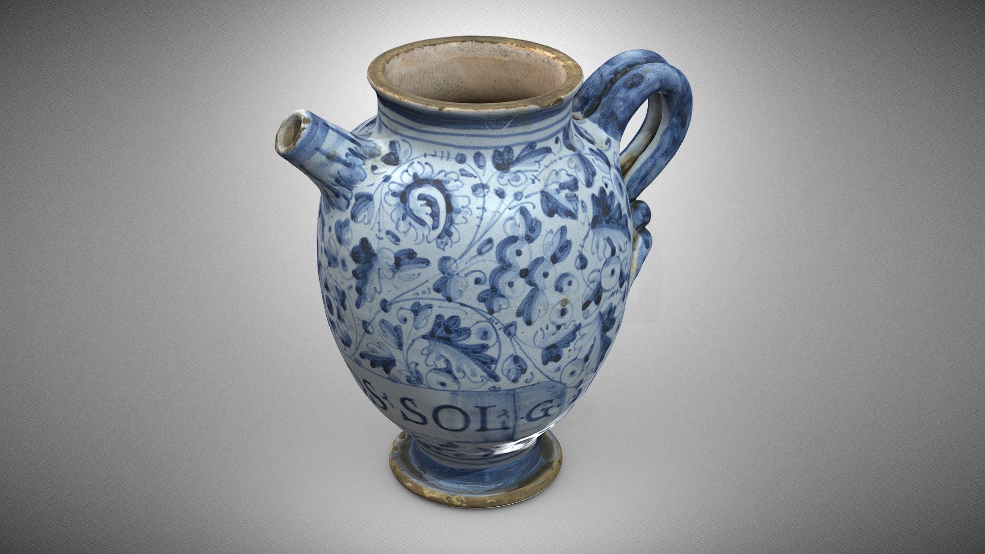 Apothecary vessel for diluted rose honey