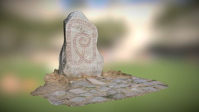 Gripsholm Runestone #1 3D Model
