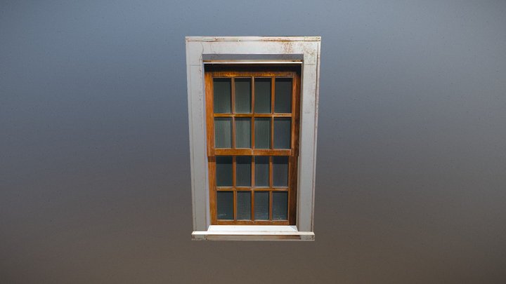 European window 3D Model