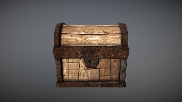 Treasure Chest 3D Model