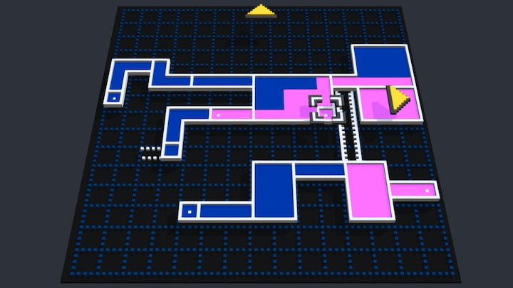 Super Metroid voxel map 3D Model