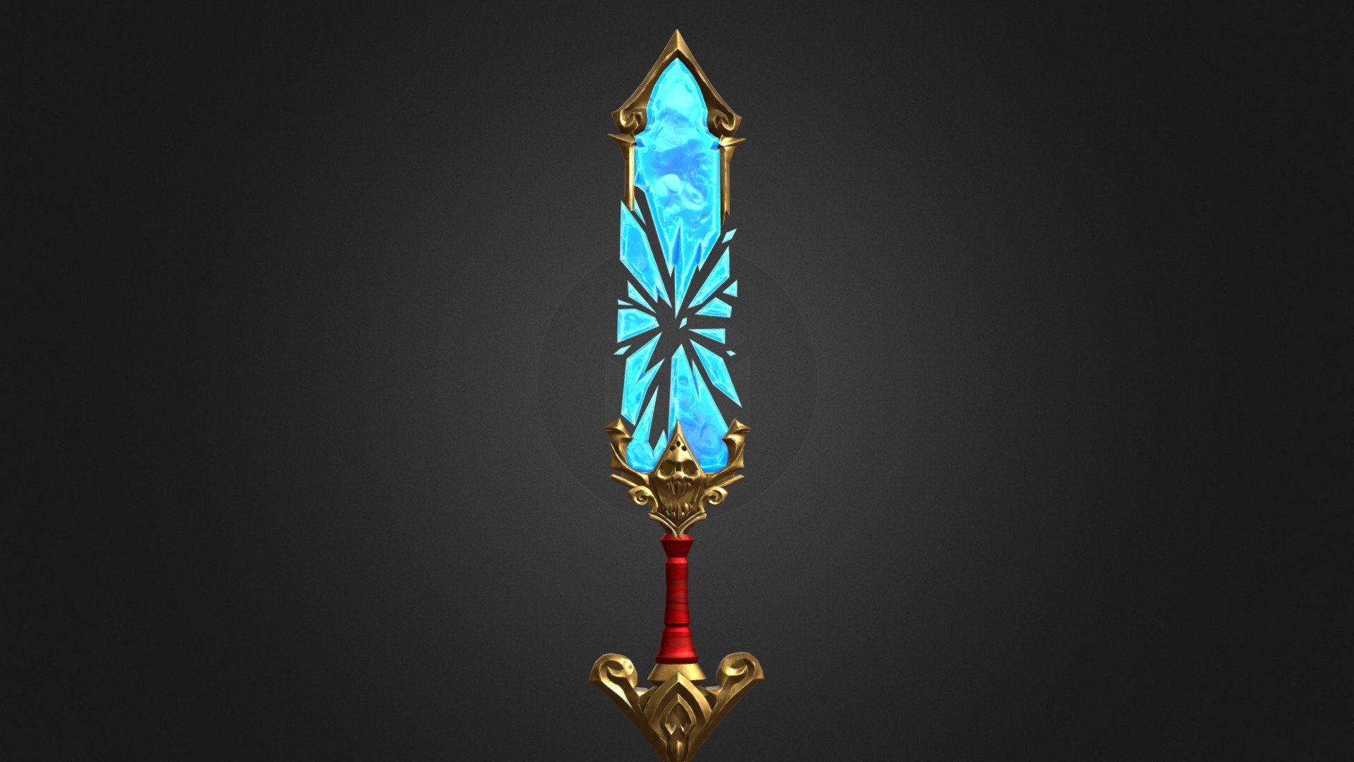 Mirror Glaive - Stylized Sword Game Asset - 3D model by Sevdrake ...