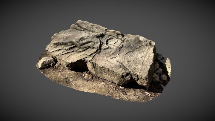 Large Rock 3D Model