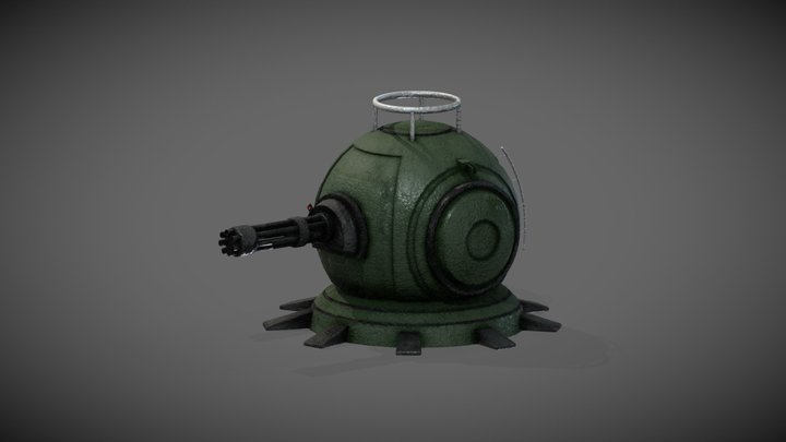 Turret 3D Model