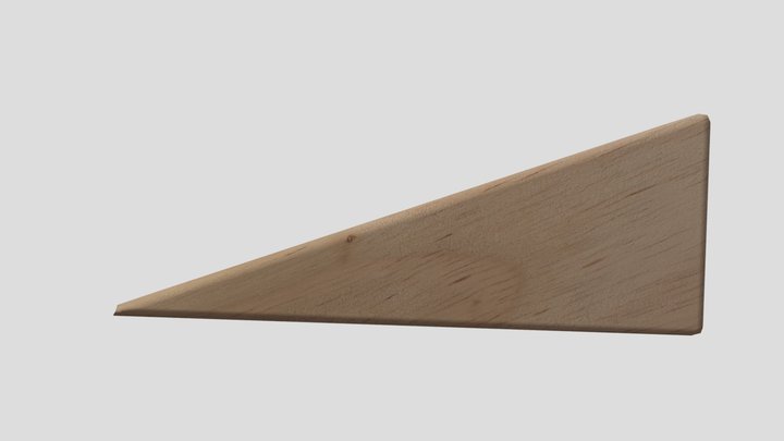 Long Triangle 3D Model