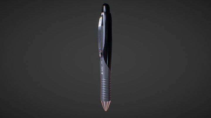 Ballpoint Pen 3D Model