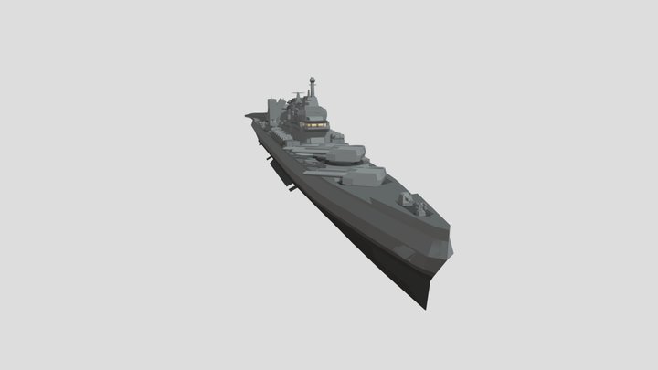 KRI Project Irian 200NM 3D Model