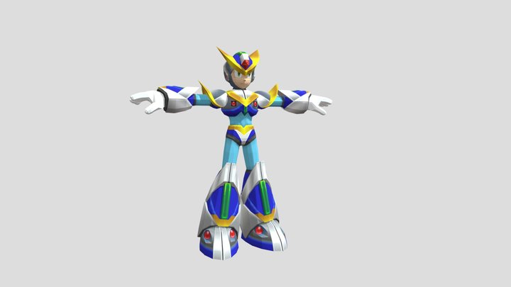 PC Computer - Mega Man X7 - X Glide Armor - Download Free 3D model