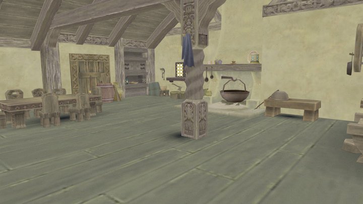 Seven Dwarfs Cottage Indoors – Modello 3D gratuito STL