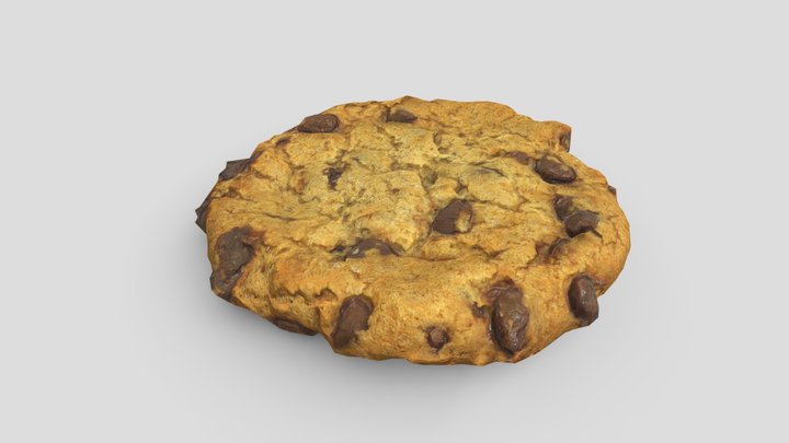Chocklad chip cookie 3D Model