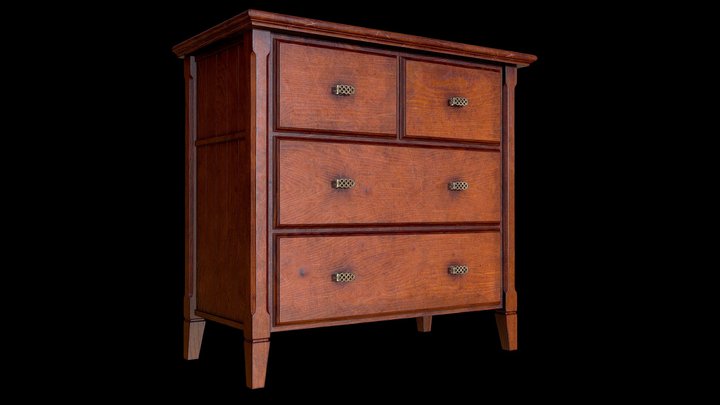 Old dresser 3D Model