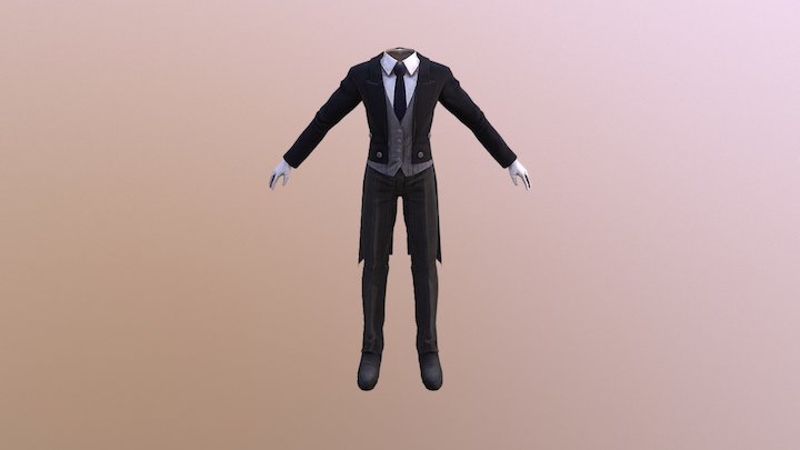 Butler Body 3D Model