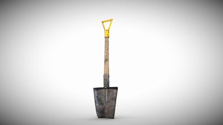 Used Shovel 3D Model