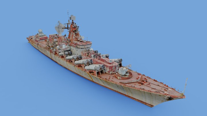 Cruiser Ukraina 3D Model