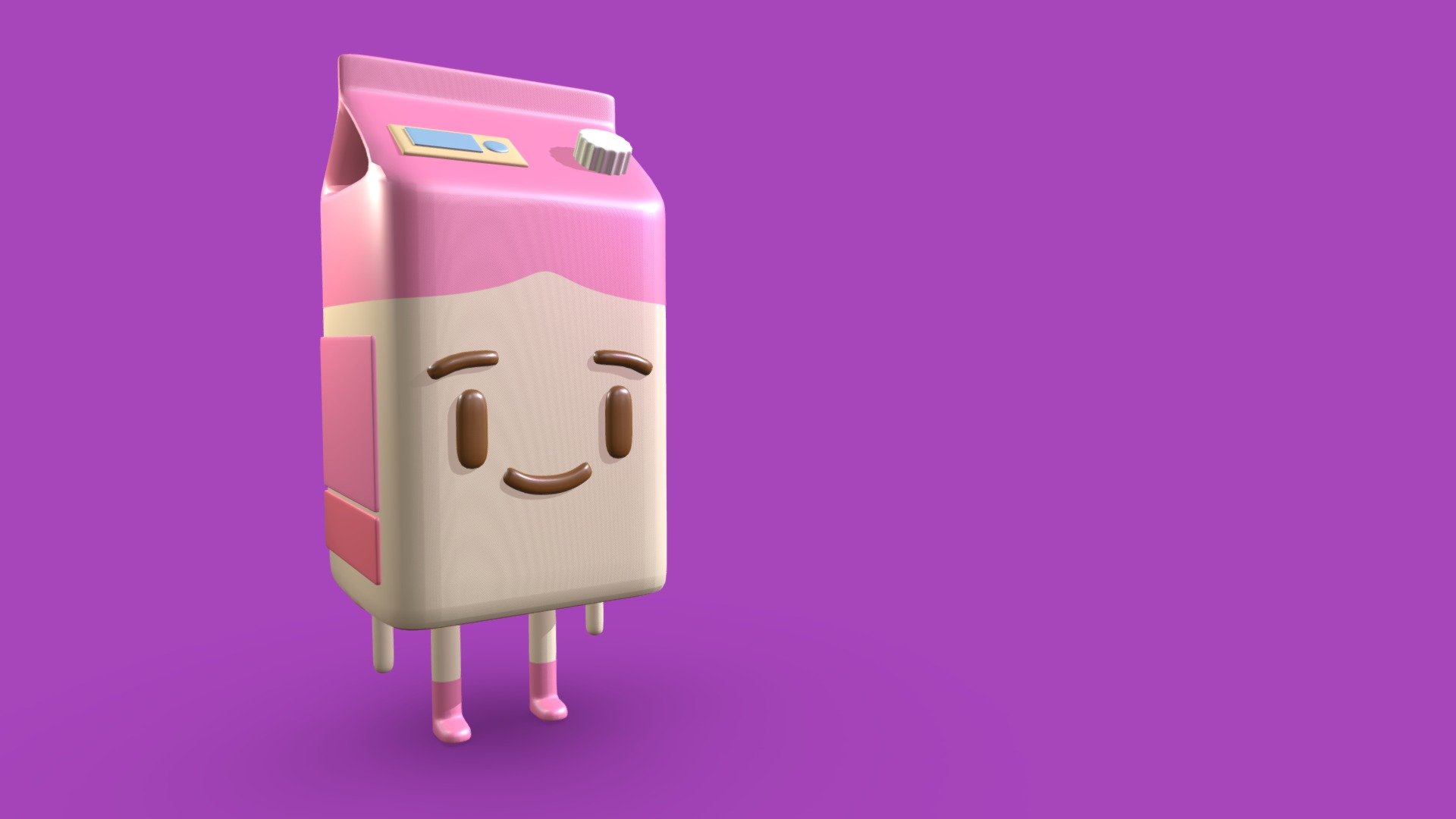 Milk Box - Download Free 3D model by Yumy Cubillos (@yumy_cubillos ...