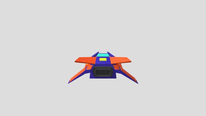 Grasshopper Ship 3D Model