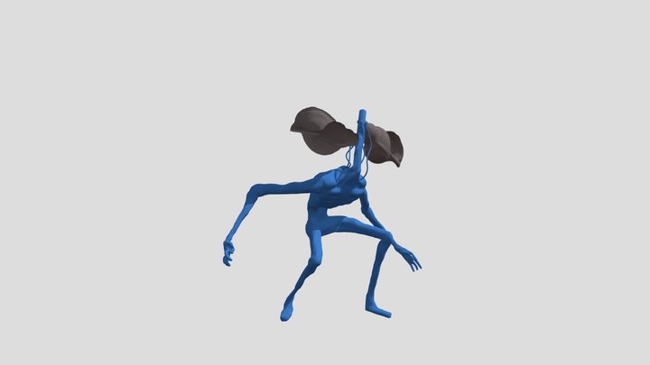 ocean siren head model 3D Model