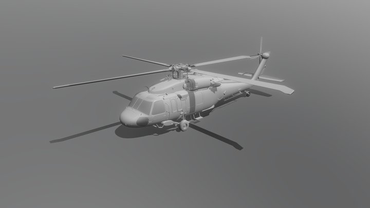 UH-60-3d 3D Model