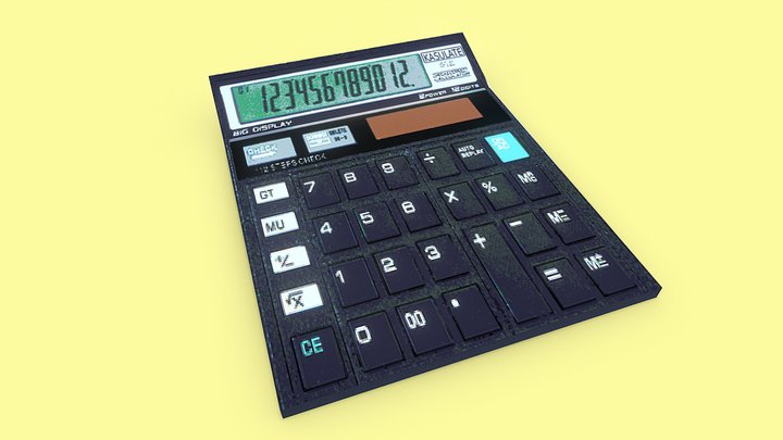 Calculator 3D models - Sketchfab