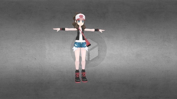 Hilda - Pokemon X/Y Teraleak Model 3D Model