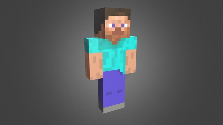 Minecraft Steve 3D Model