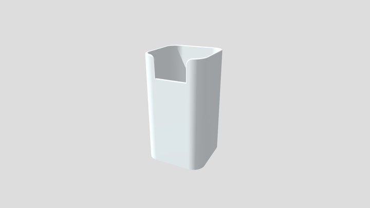 Waste bin for Bambu Lab X1-Carbon 3D Model