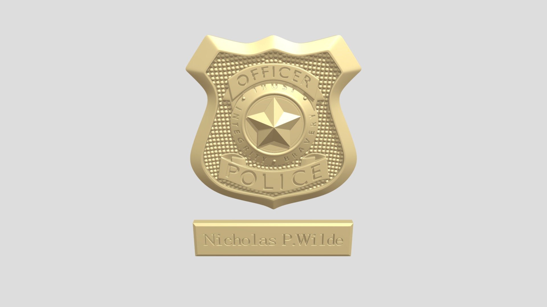 Badge of  ZOOTUPIA
