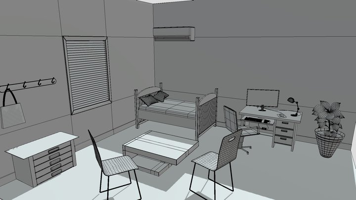 Isolate_room 3D Model