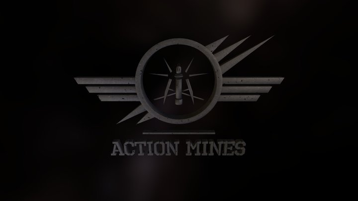 Logo BDE Action Mines 3D Model