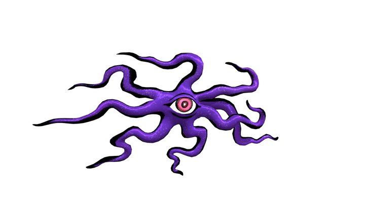 Tentacles_EyeMovement2 3D Model