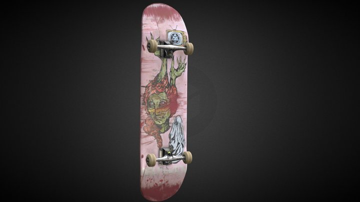 SkateBoard 3D Model