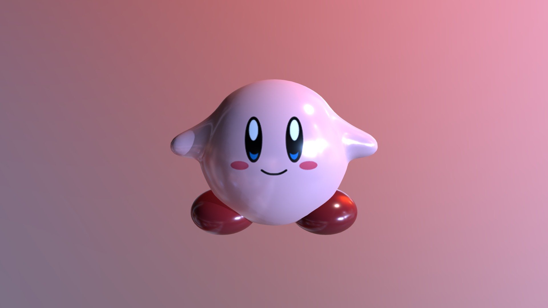 Kirby - 3D model by bryxny [203881d] - Sketchfab