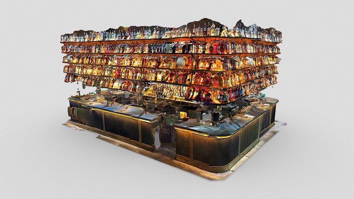 La Felicita bar @Station F, Paris – Free 3D Model STL