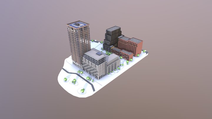Building &Amsterdam example 3D Model