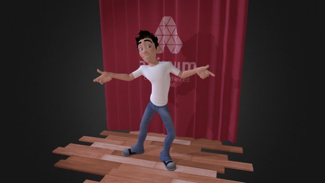 Mario Animum ¡El primer monologuista 3D! 3D Model