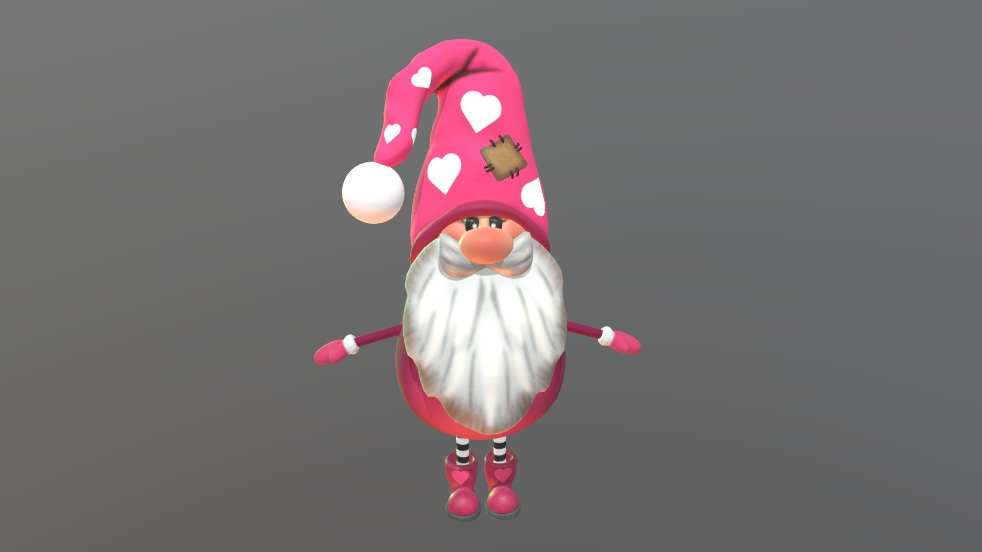 gnome pink - Buy Royalty Free 3D model by lemberovairina [203bfe7 ...