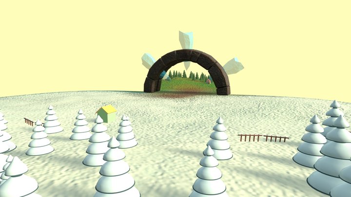 Dimension Door 3D Model