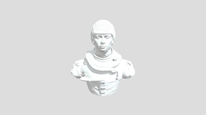 Astronaut Contemplation FISCI 3D Model