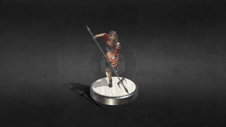 Armed Guard 3D Model