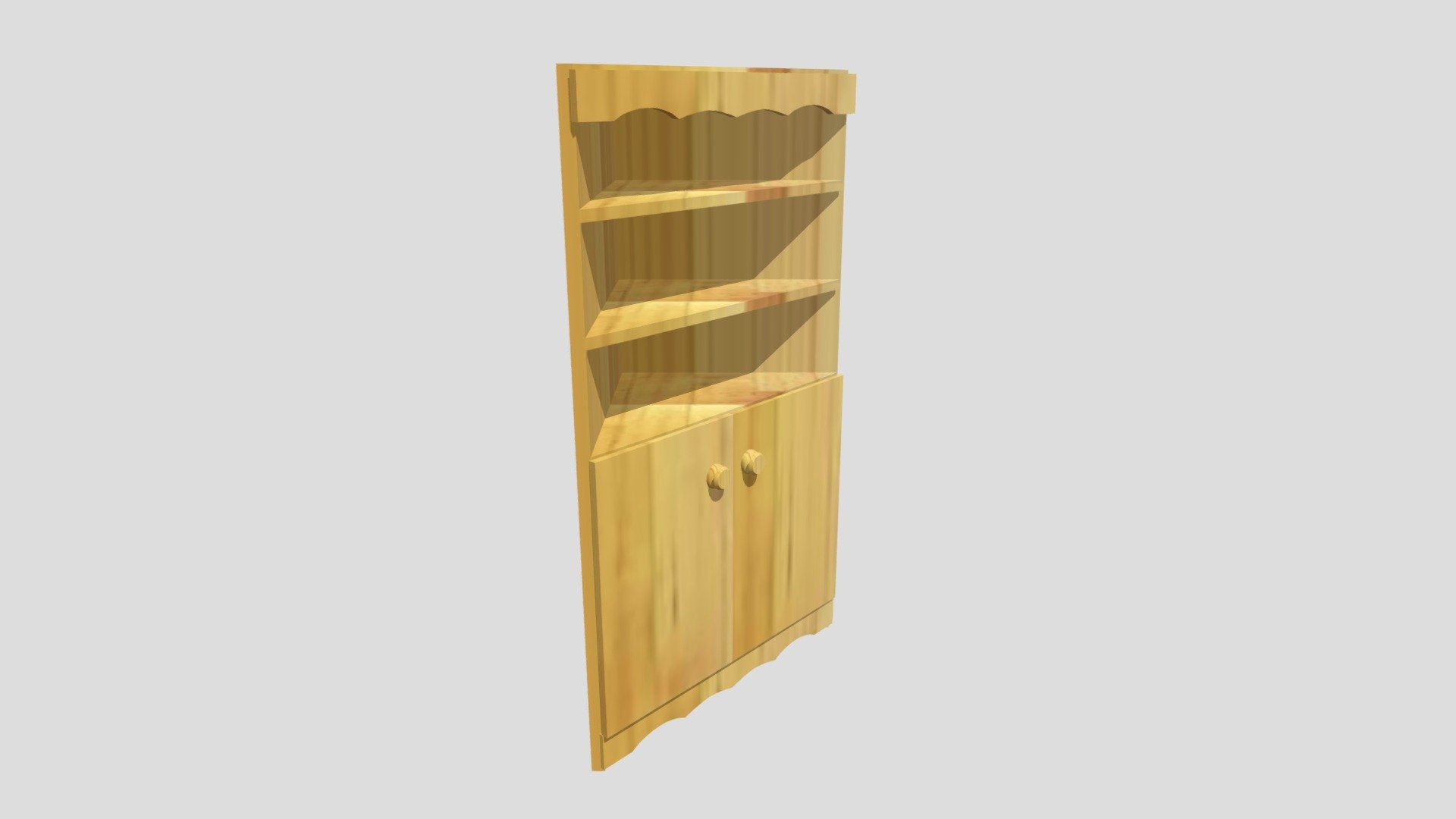 Wood corner china