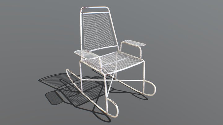 Mecedora High-Poly 3D Model