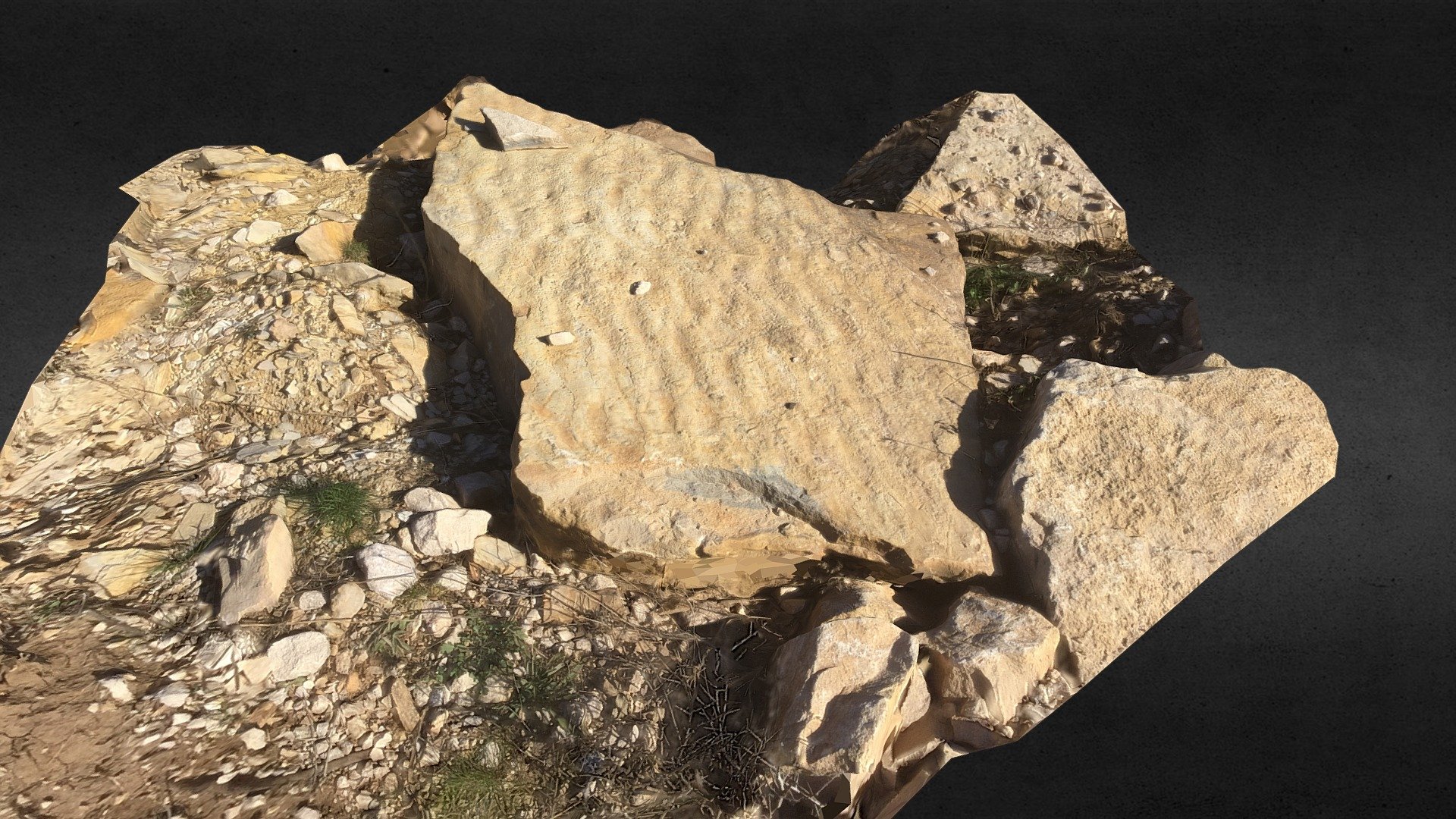 Ripple marks, Larzac, Aveyron, France