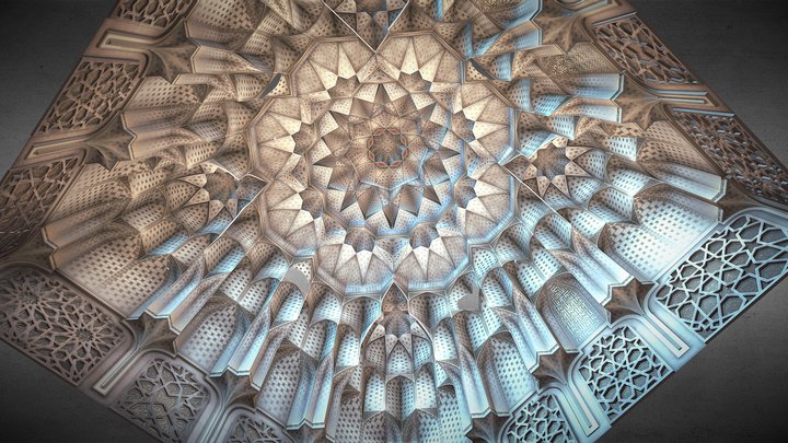 Mashhad AWN AL-DIN (Muqarnas) 3D Model