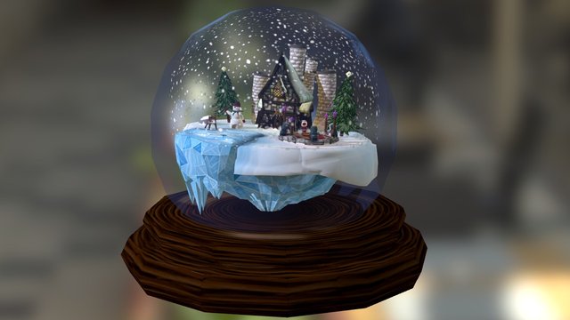 Diorama - Snow Globe 3D Model