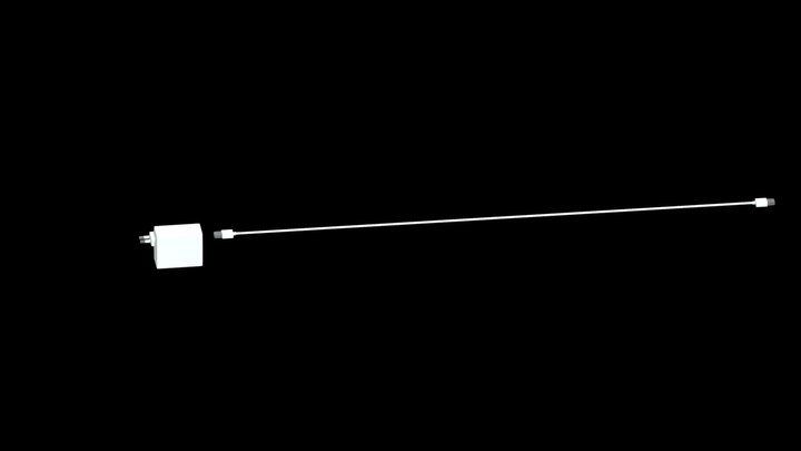 Rigged Cable and Plug – Free 3D Model STL