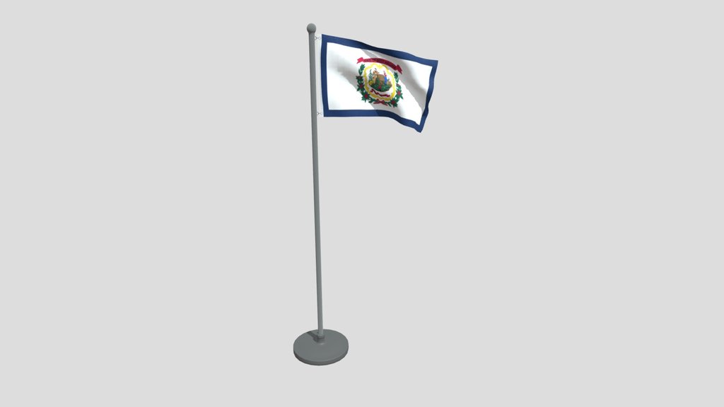 Animated Flag Of West Virginia
