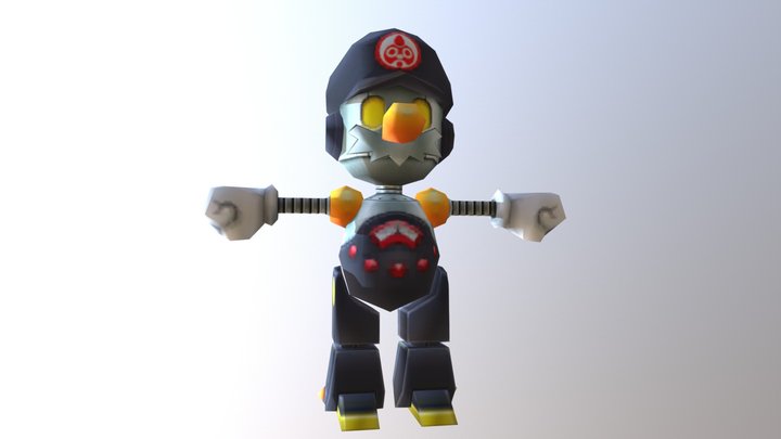 Robo- Mario 3D Model