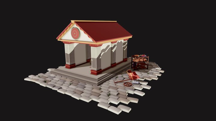 HW5. Greek temple 3D Model