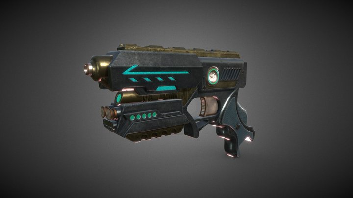 Gun 0088 3D Model